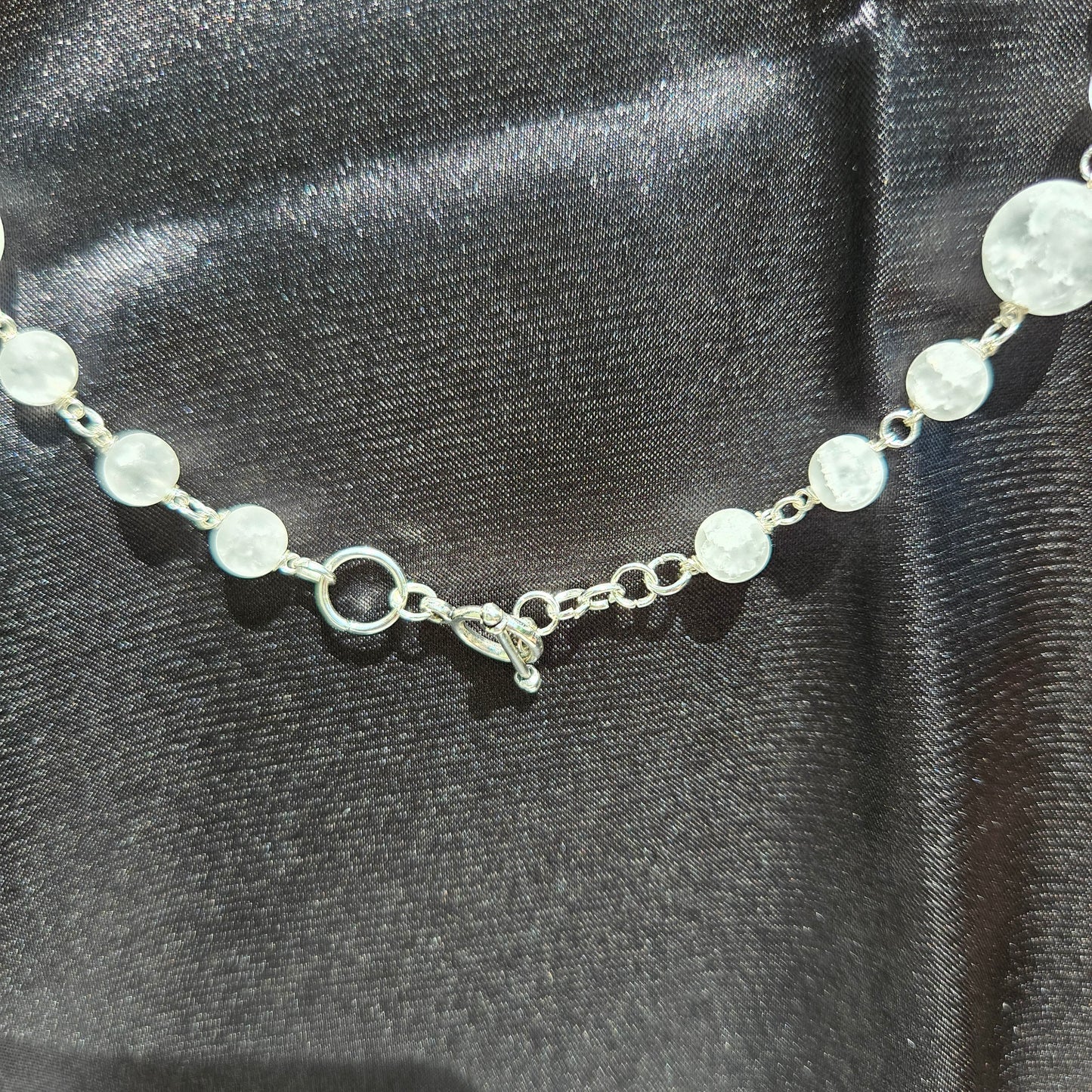 Crackle quartz necklace