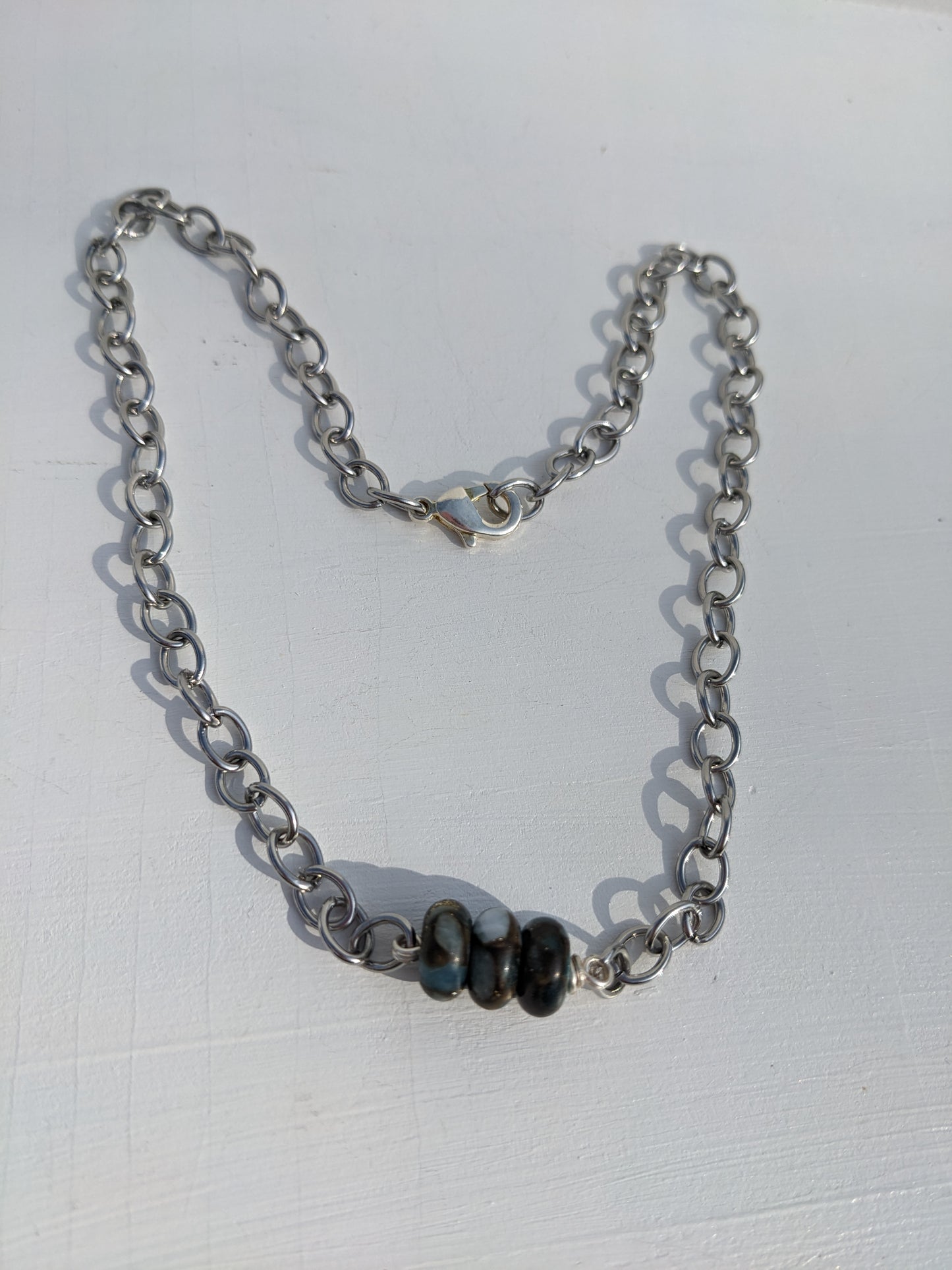 Impression Jasper necklace