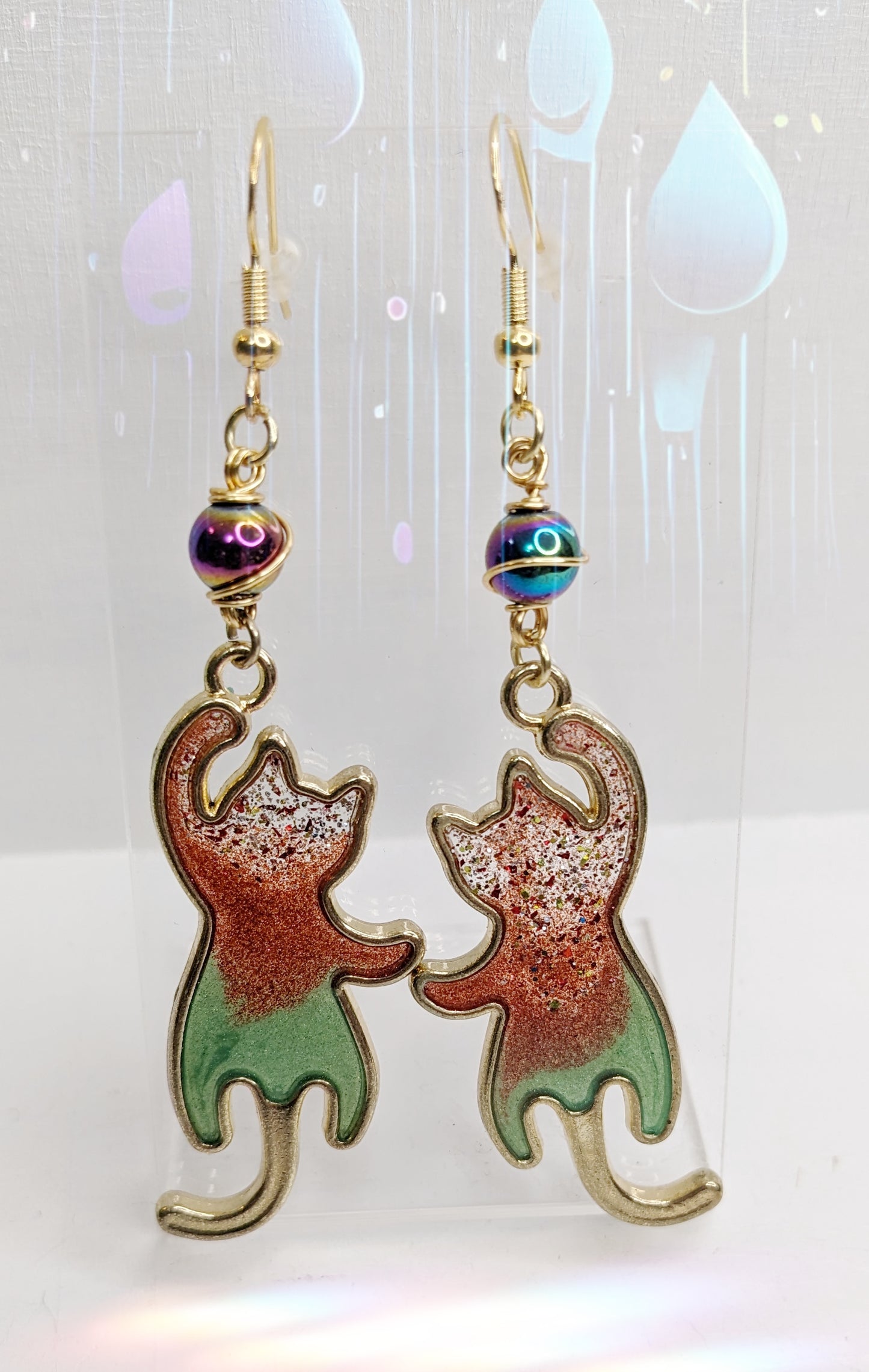 Playful Cat earrings
