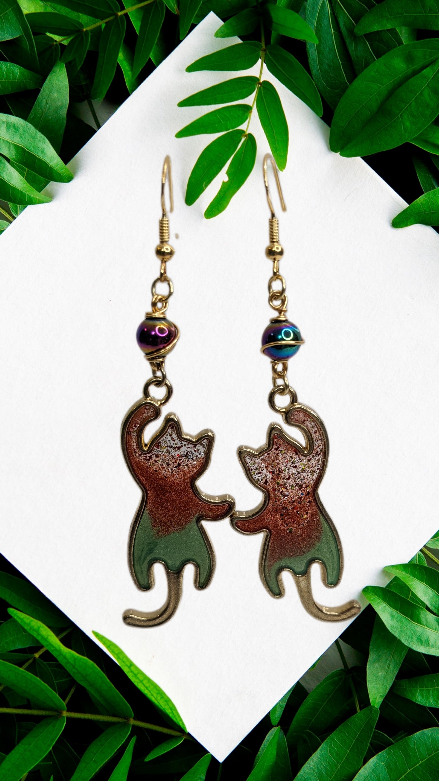 Playful Cat earrings
