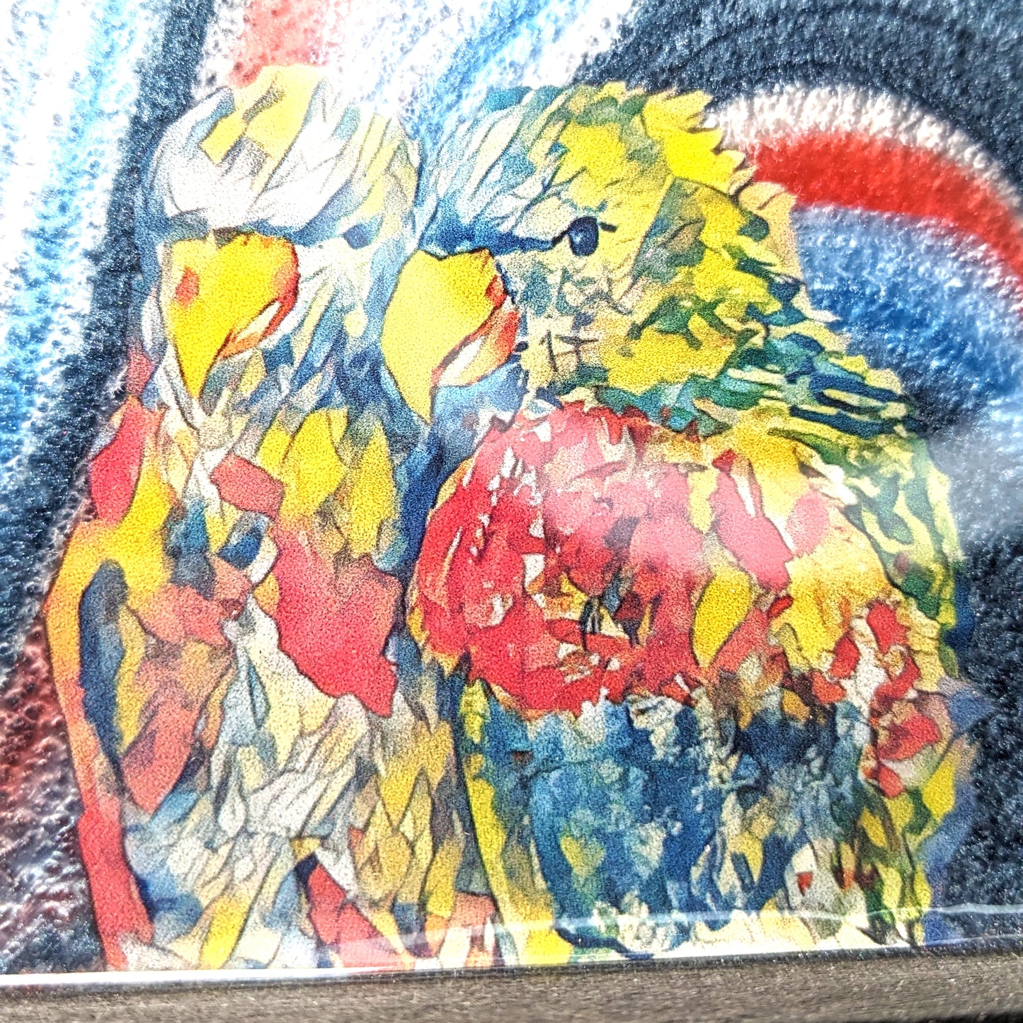 Love parrots wall hanging