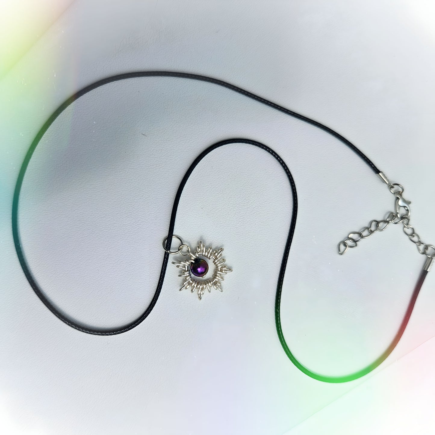 Hematite necklace charm