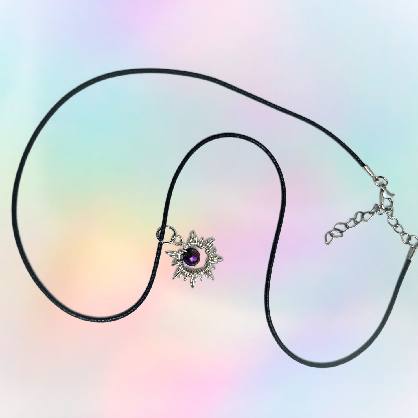 Hematite necklace charm