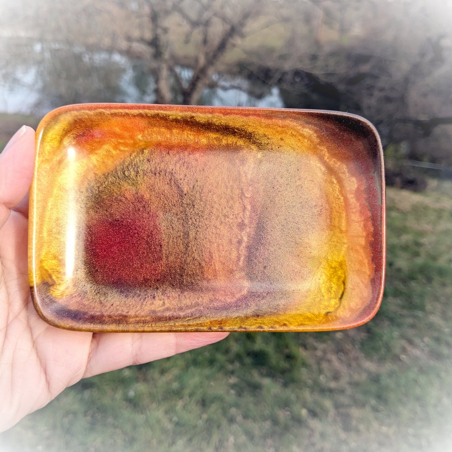 Vibrant Resin Tray