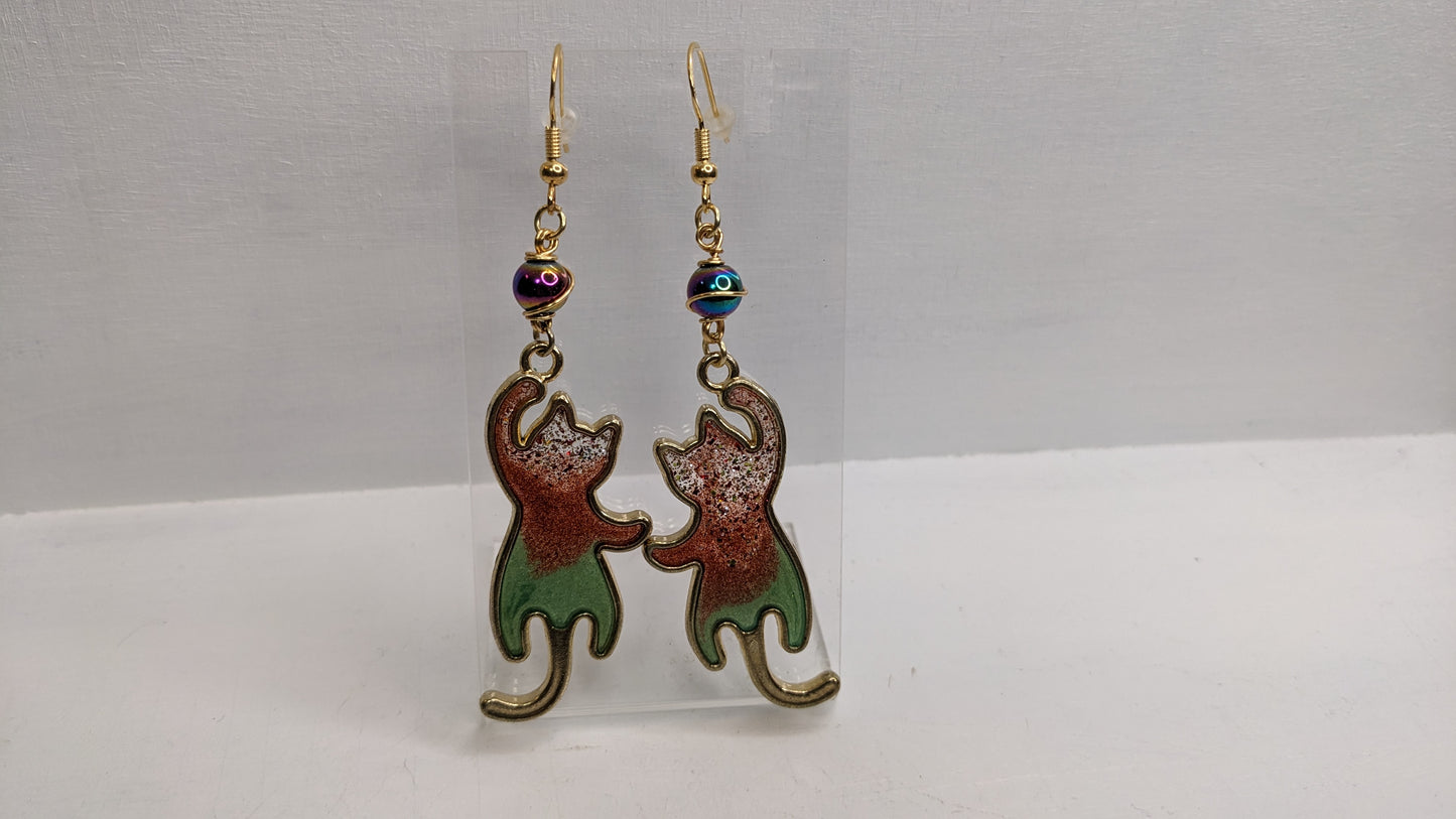 Playful Cat earrings
