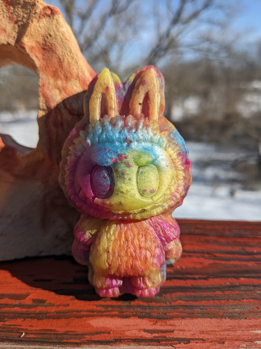 Labubu Inspired Monster Magnet Resin Art