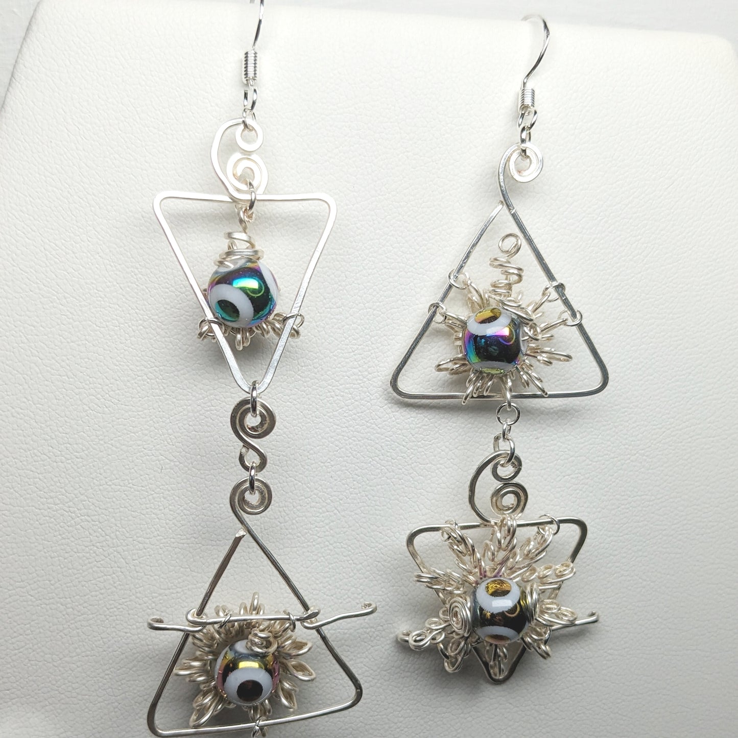 Elemental dangle earrings