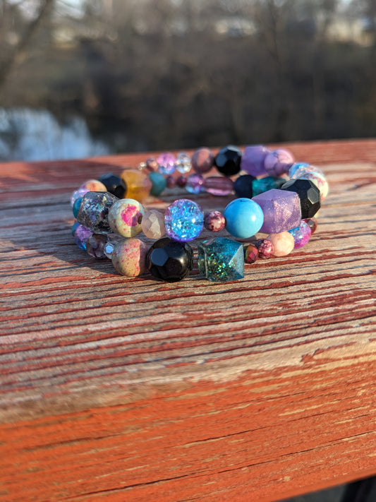 Memory wire bracelet