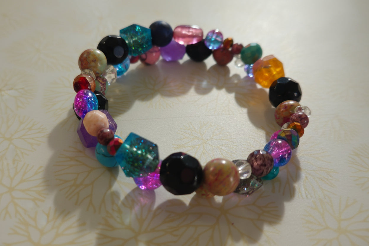 Memory wire bracelet